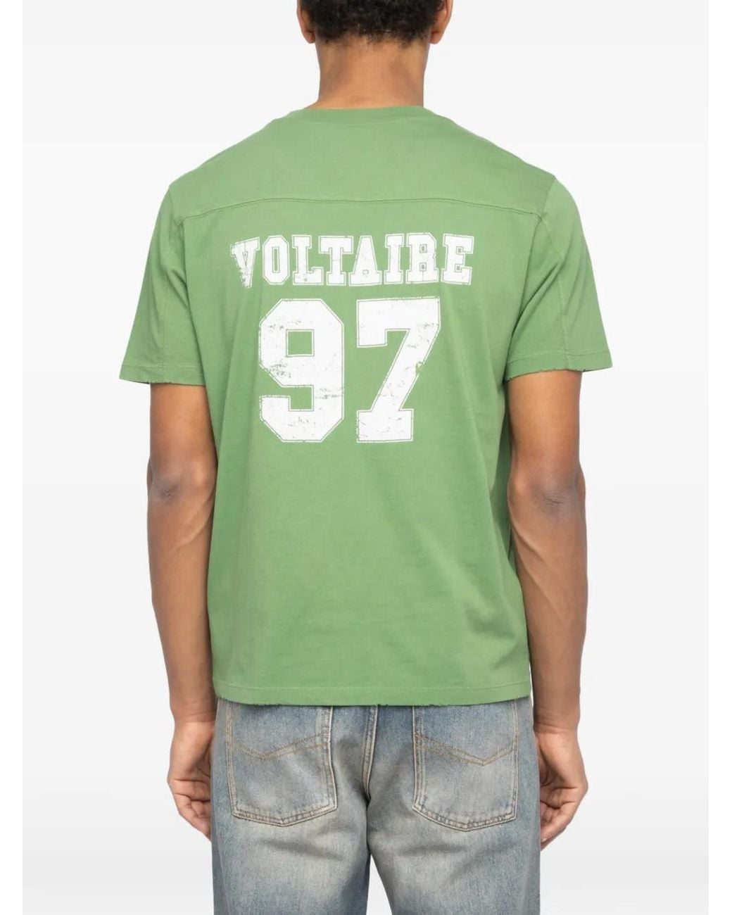Zadig & Voltaire Green Tommy T-Shirt for men