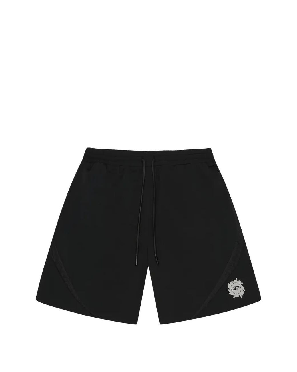 BROKEN PLANET Black Logo-Print Drawstring Swimming Shorts for men