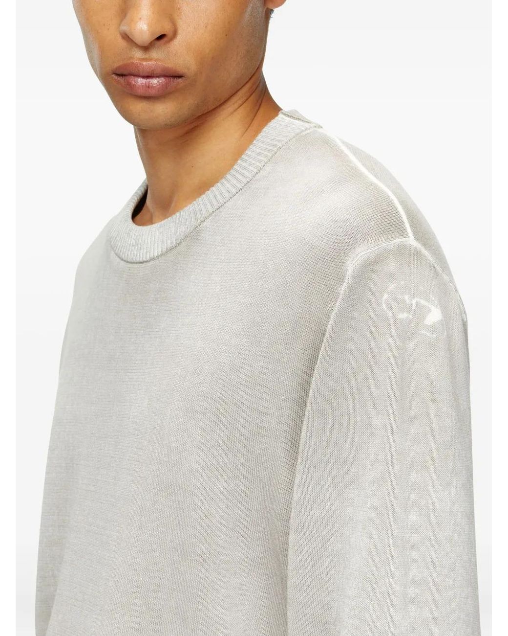 DIESEL White K-Larence-B Sweatshirt for men