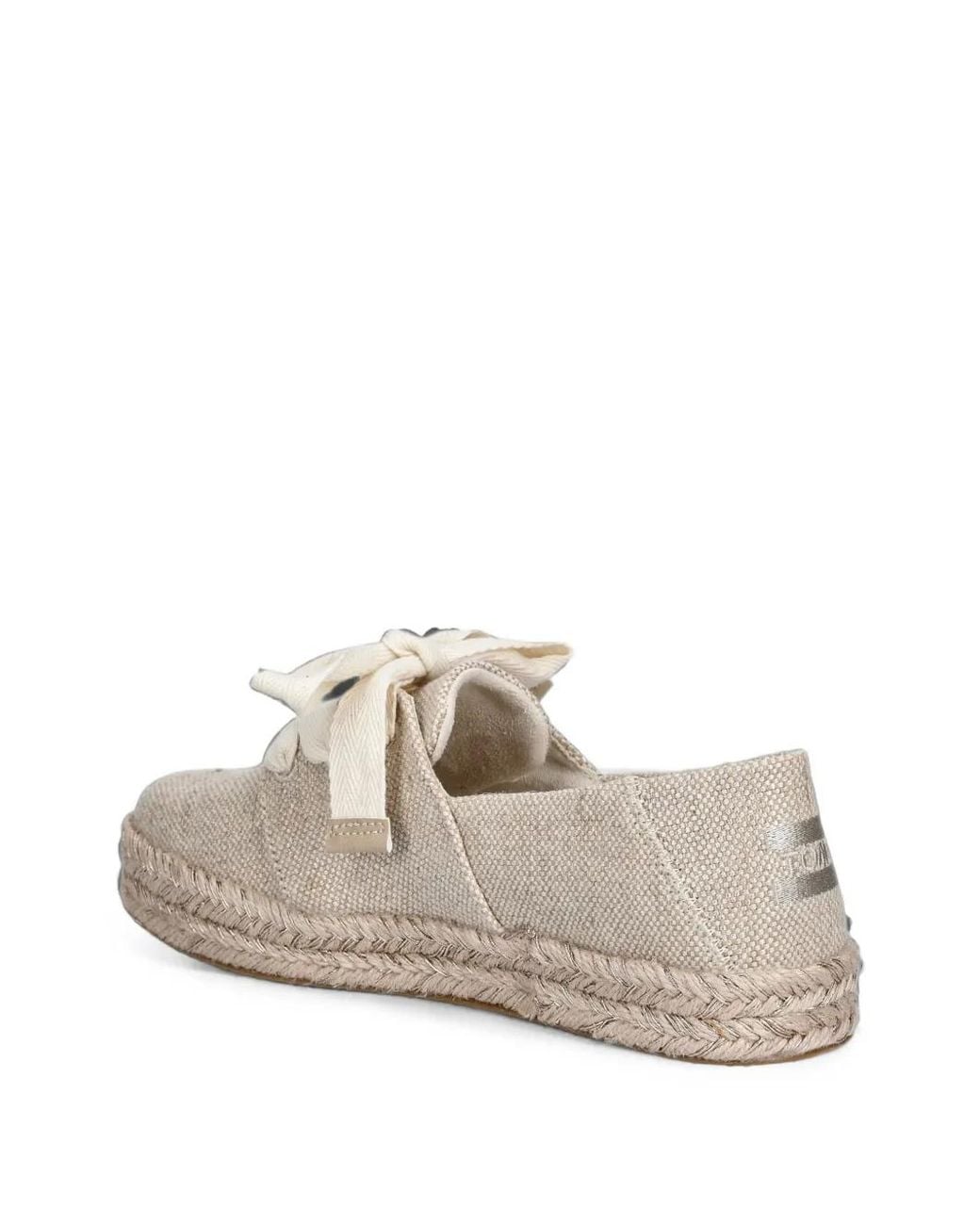 TOMS White Carolina Lace-Up Espadrilles