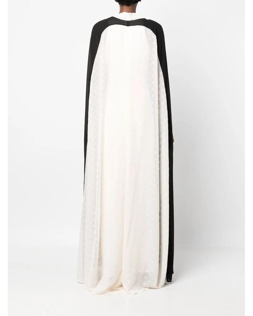 Baruni White Brigitte Dress And Cape Set