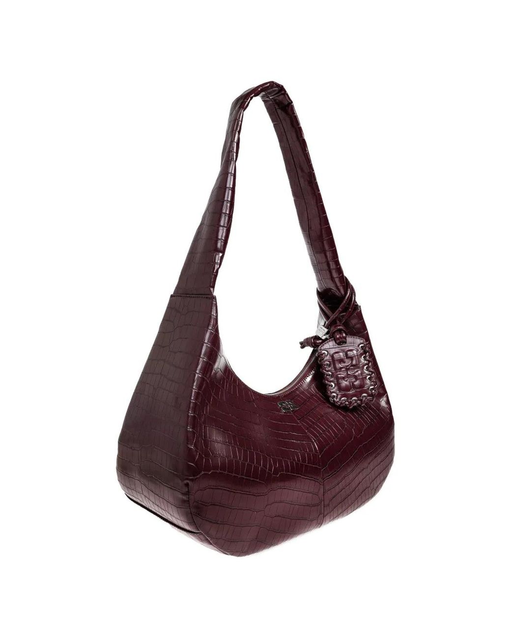 Ganni Purple Shoulder Bags