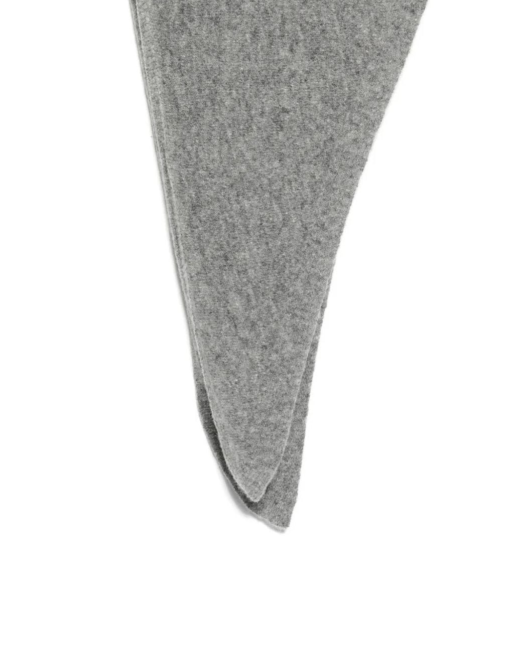 Alpha Studio Gray Triangular Scarf