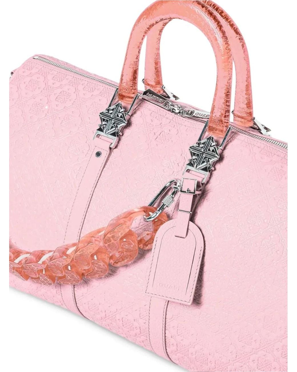 GUAPI Pink Sac Fourre-Tout À Détail De Chaîne for men