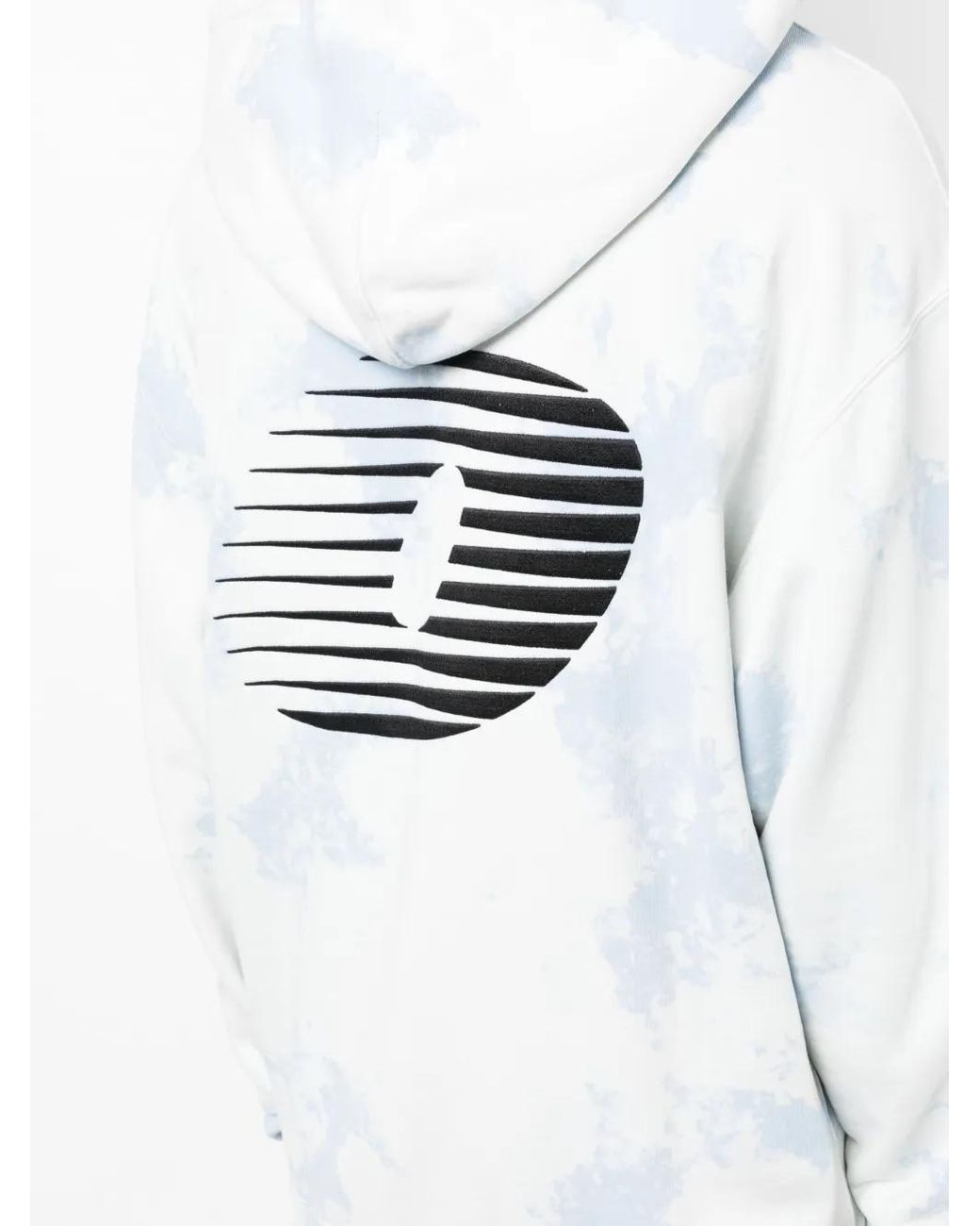OAMC Blue Logo-Print Cotton Hoodie for men
