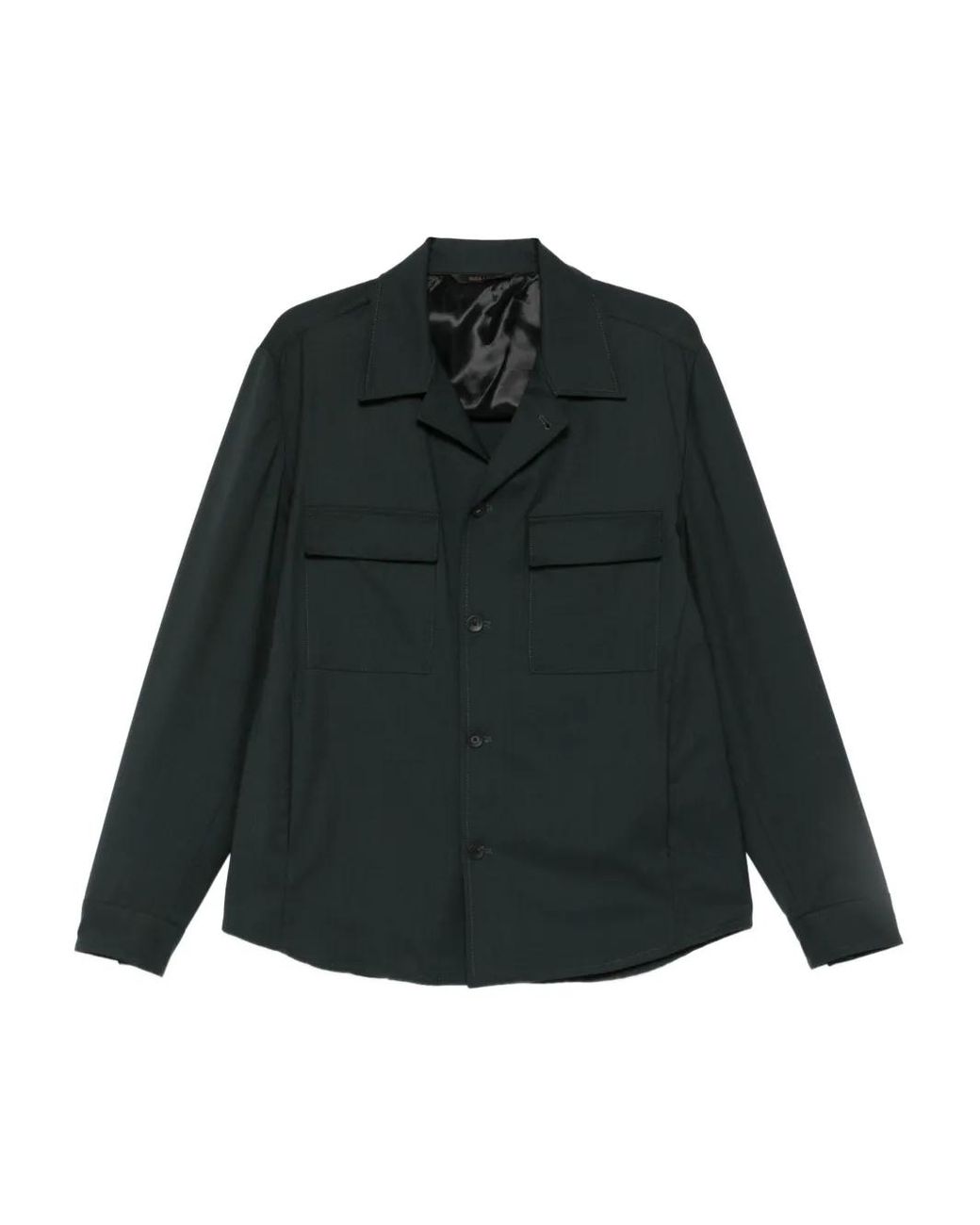 Briglia 1949 Black John Shirt Jacket for men