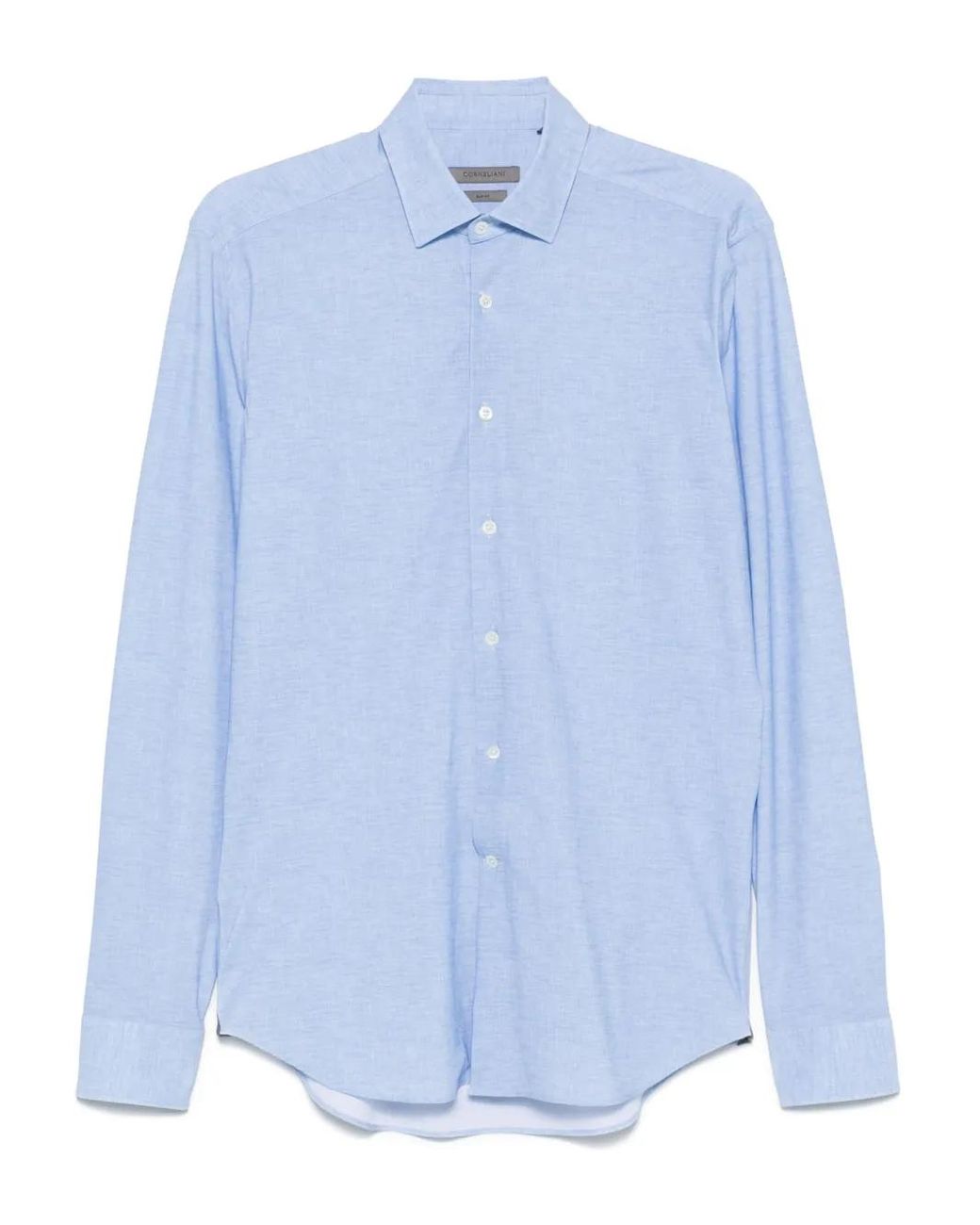 Corneliani Blue Long-Sleeves Shirt for men
