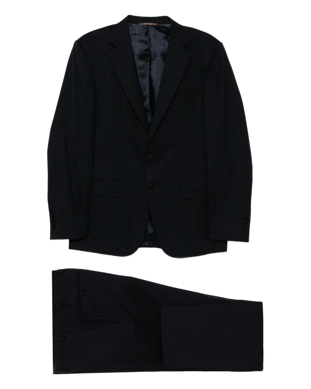 Canali Black Single-Breasted Suit for men