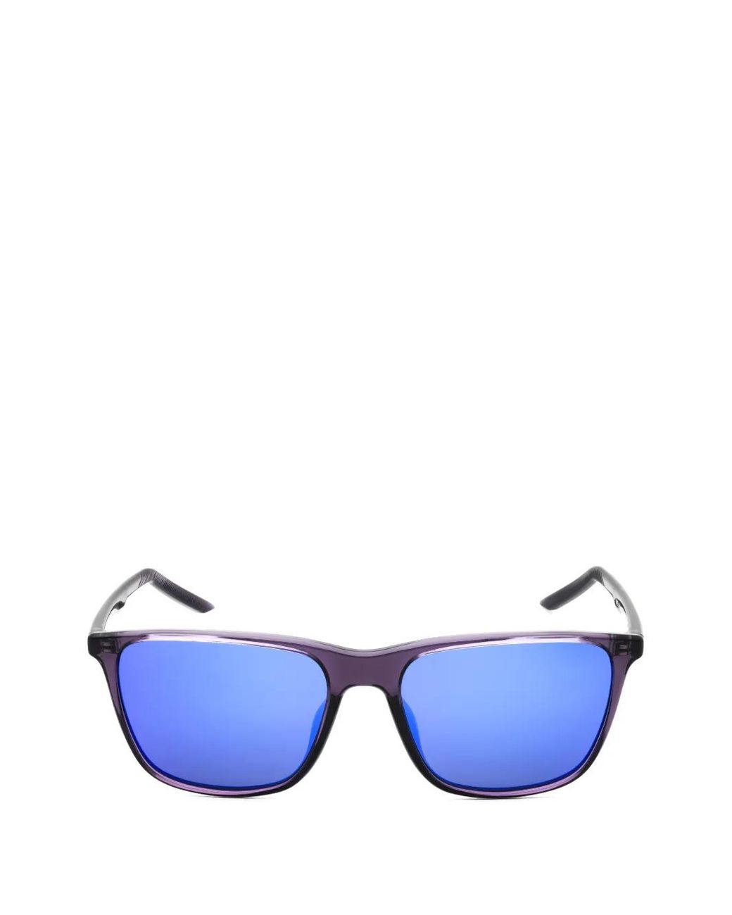 Nike Blue Square-Frame Sunglasses