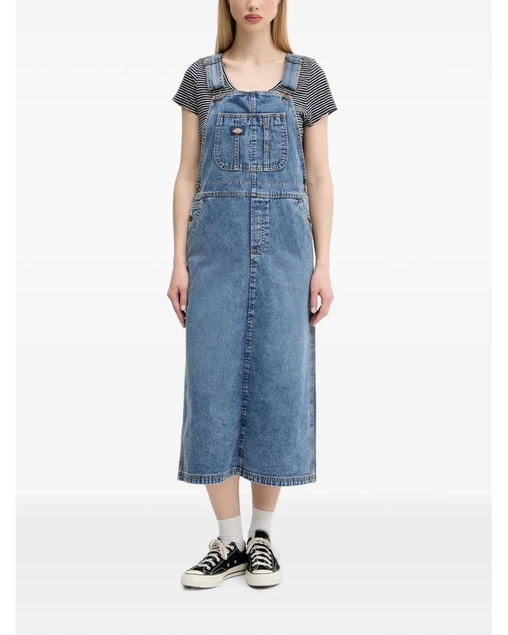 Dickies Blue Pocket Denim Dress