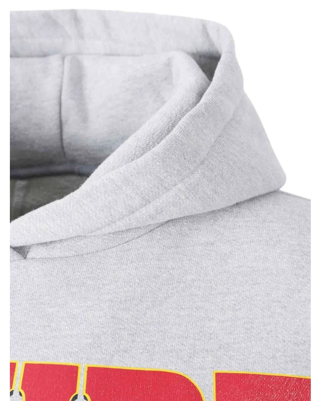 Rhude White Graphic-Print Hoodie for men