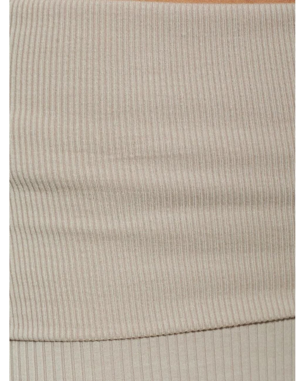 Nike Natural Logo-Embroidery Flared Leggings