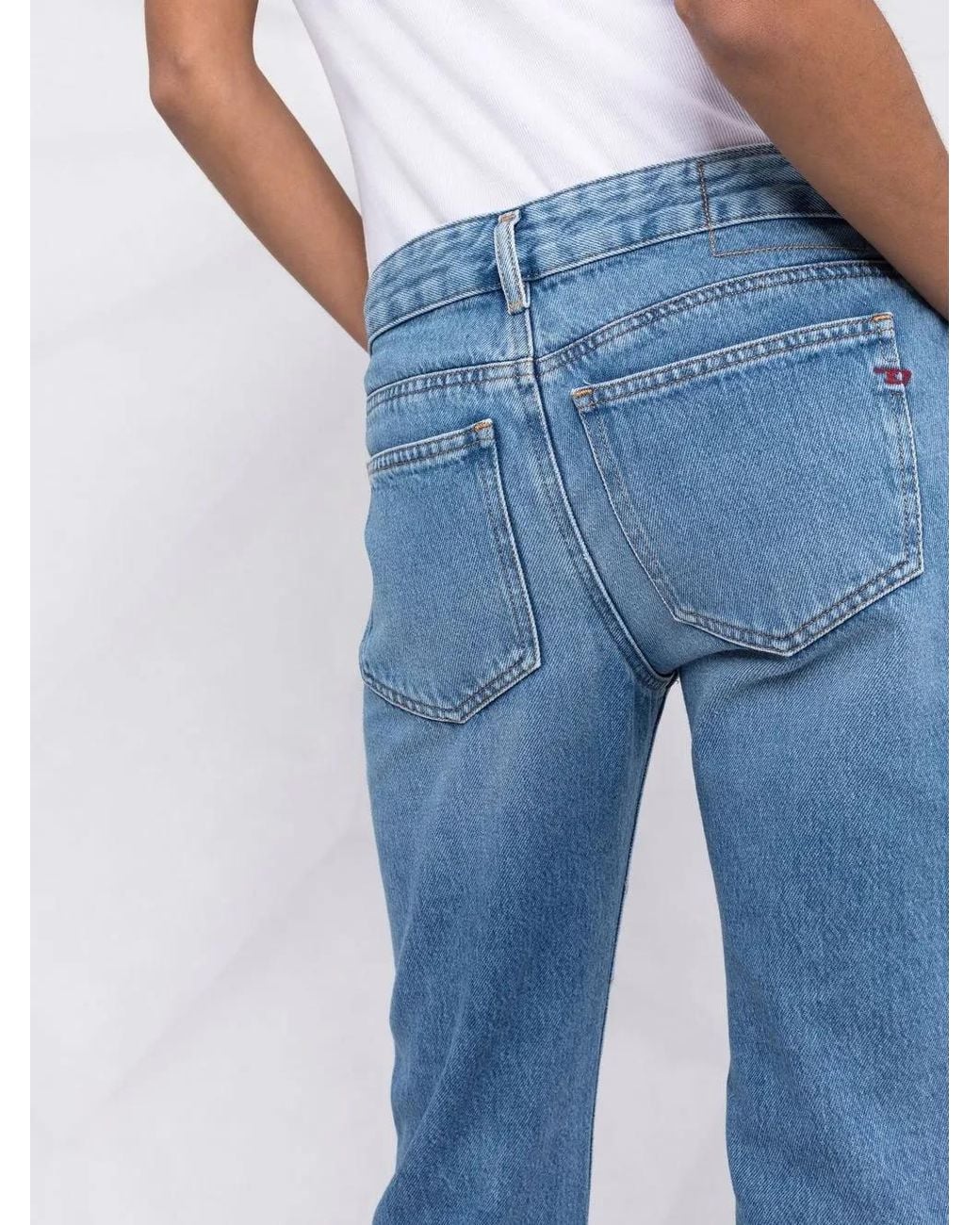 DIESEL Blue 2002 09C16 Straight-Leg Jeans