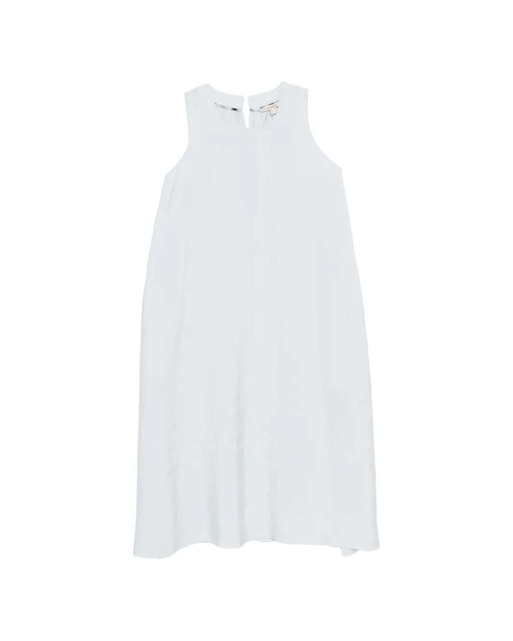 Barbour White Sleeveless Midu«I Dress