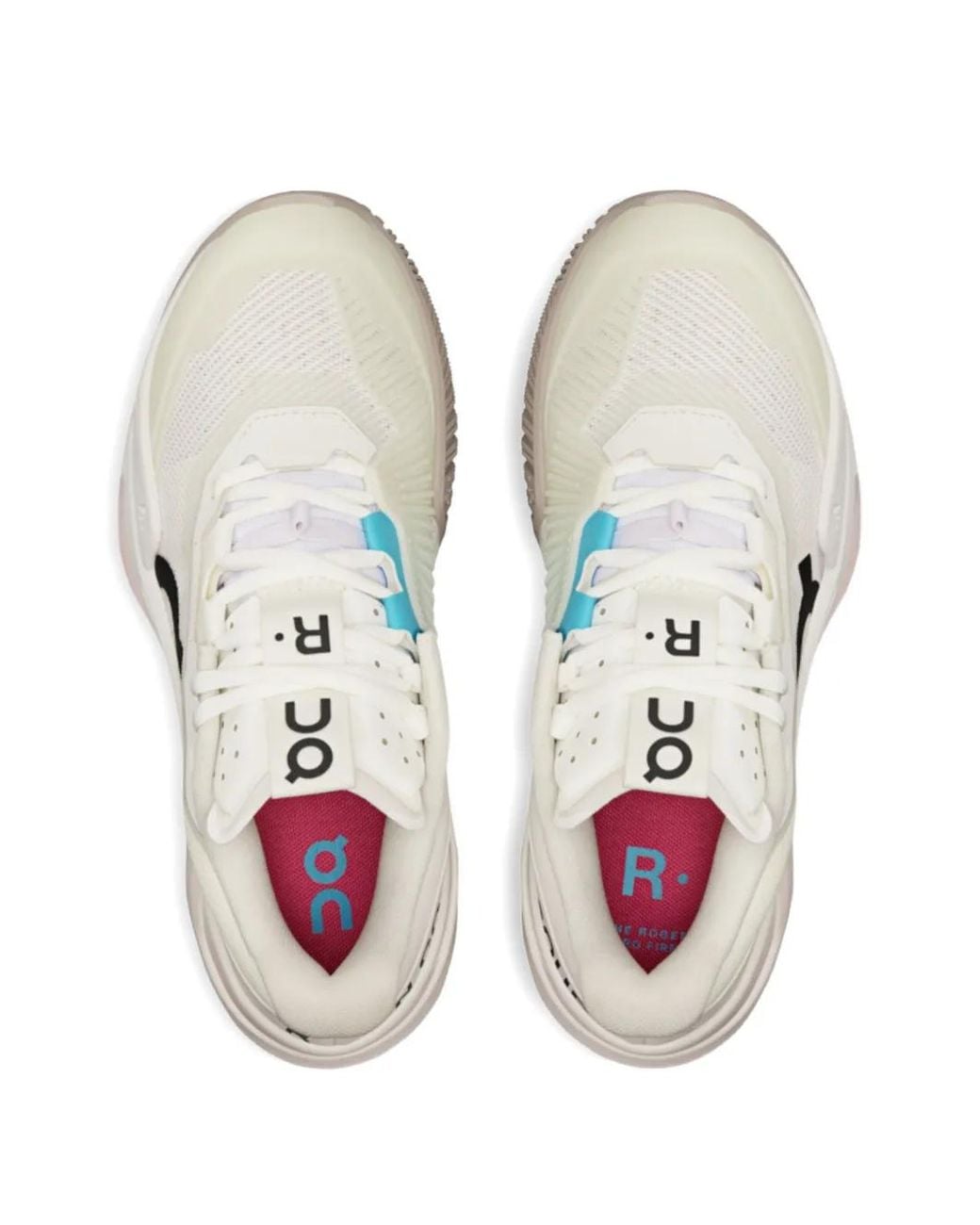 On Shoes White The Riger Pro Fire Sneakers