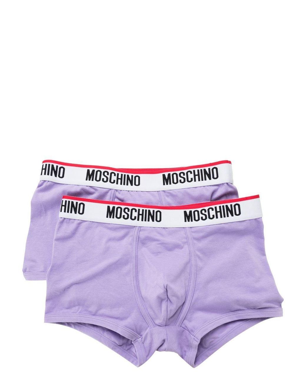 Lots de 2 boxers à taille logo Moschino pour homme en coloris Violet | Lyst
