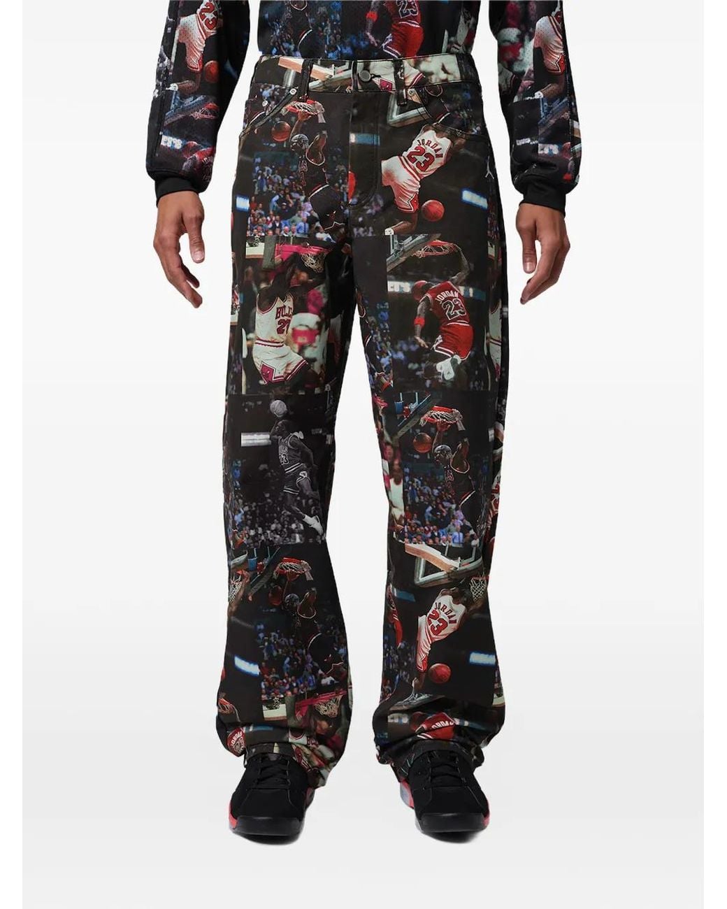 Nike White Flight Graphic Trousers for men