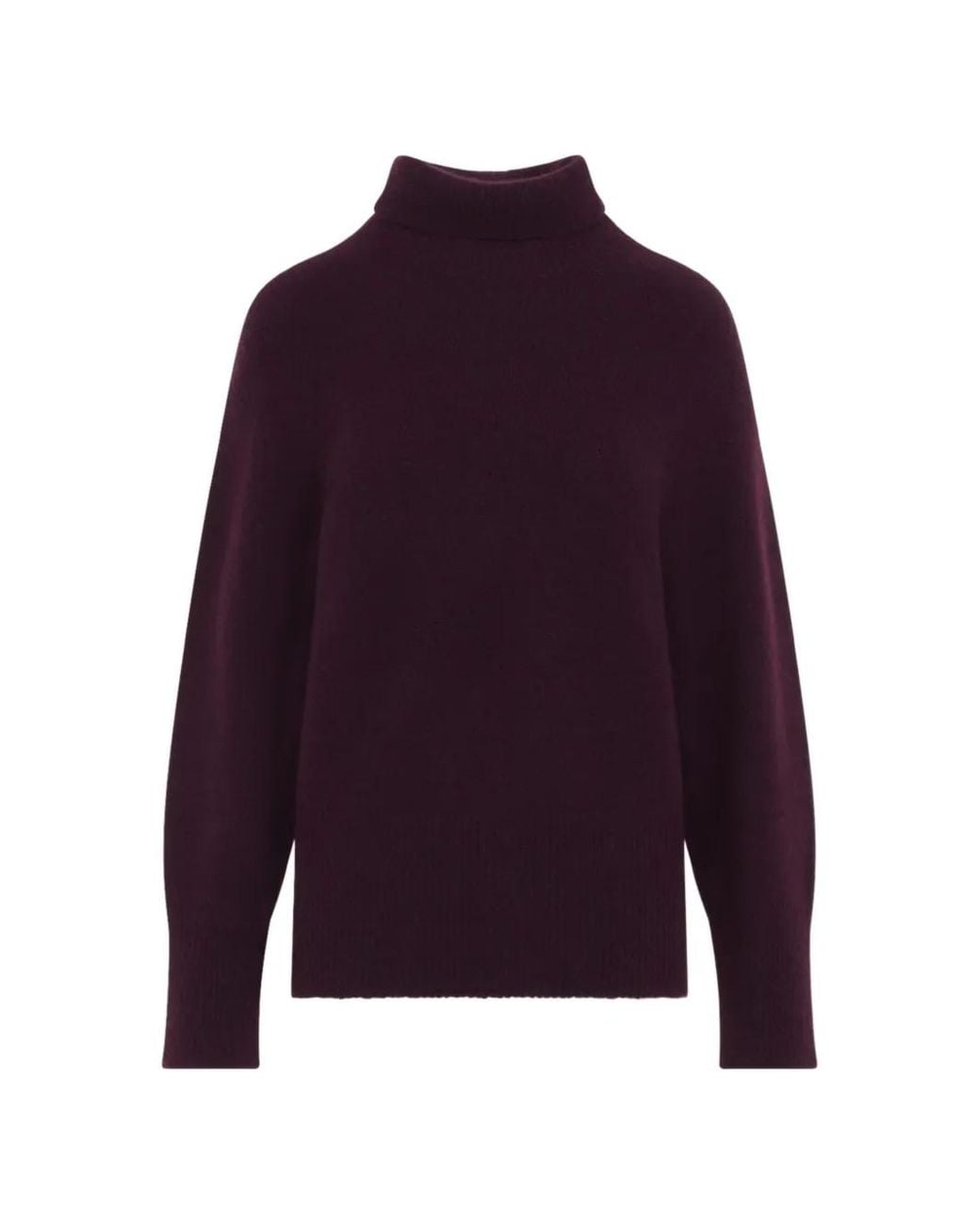 Giorgio Armani Purple Pull En Cachemire À Col Roulé