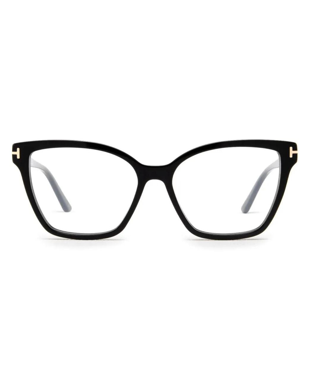 Tom Ford Black Sonnenbrille Mit Oversized-Gestell