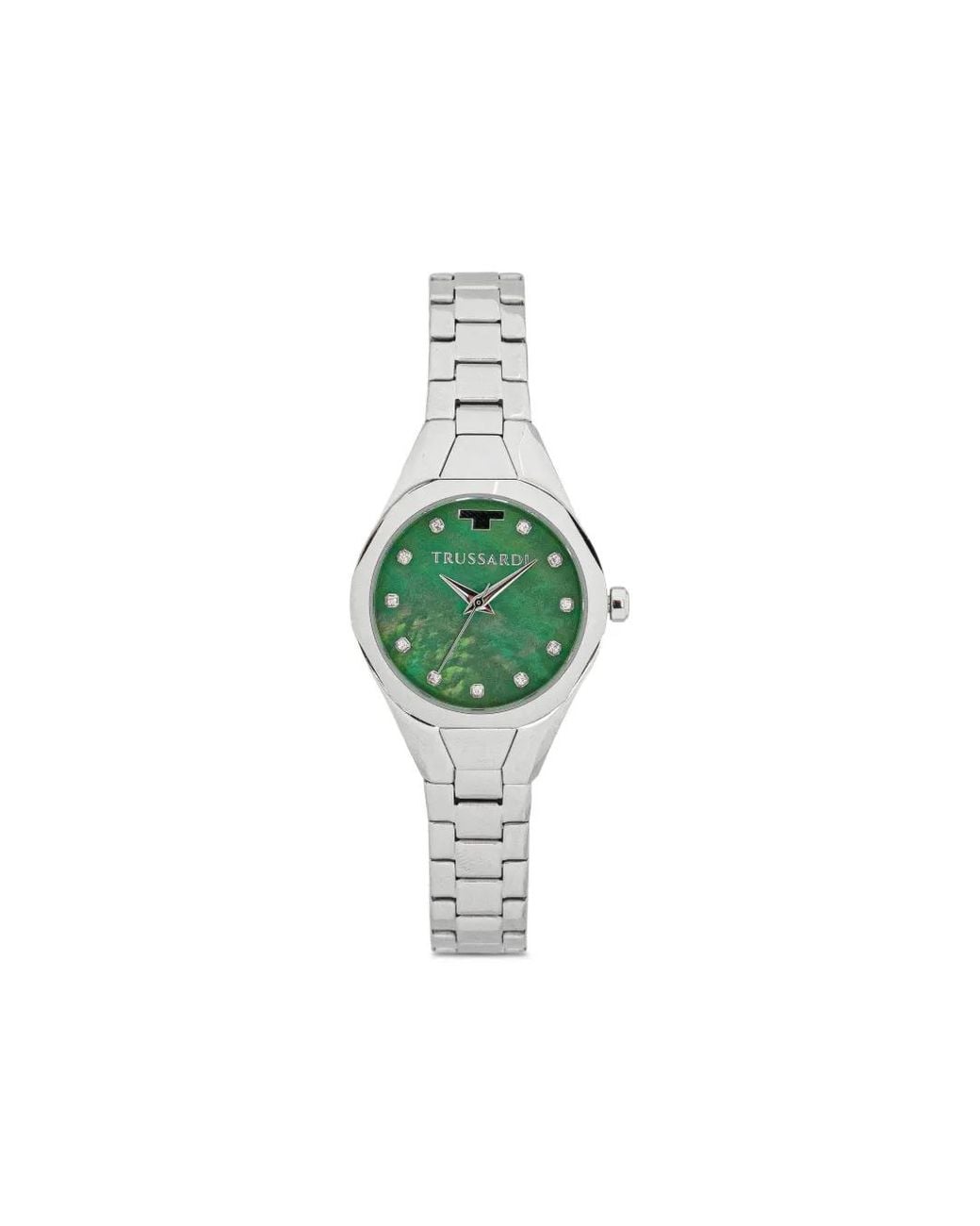 Trussardi Green Crystal-Embellished 30Mm