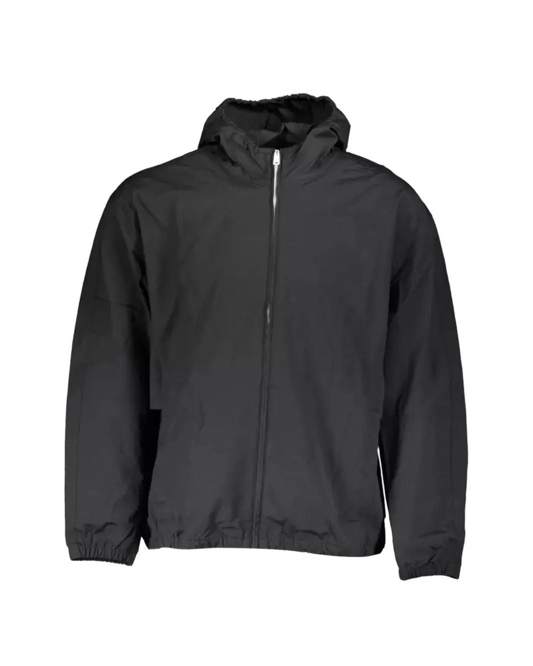 Calvin Klein Black Hooded Water-Resistant Jacket for men