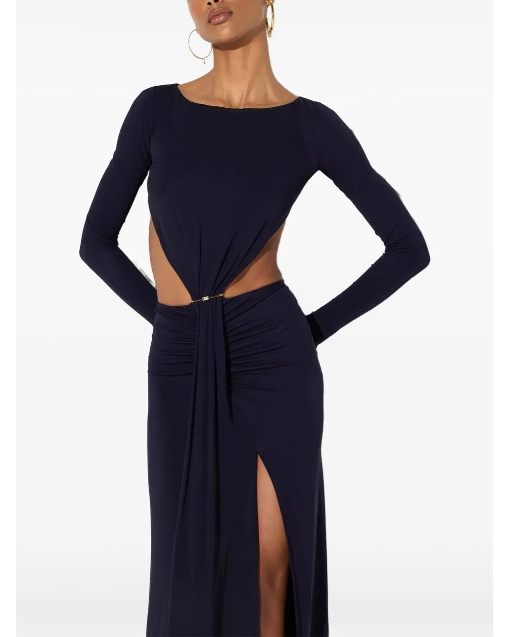 Elisabetta Franchi Blue Carpet Dress