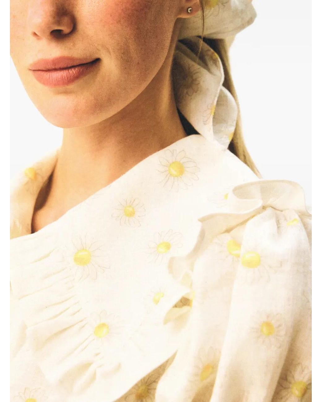 Sleeper Natural Blouse Puff En Lin
