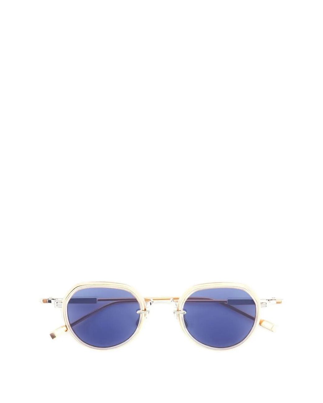 Sato Eyewear Blue Belel Ii Round-Frame Sunglasses