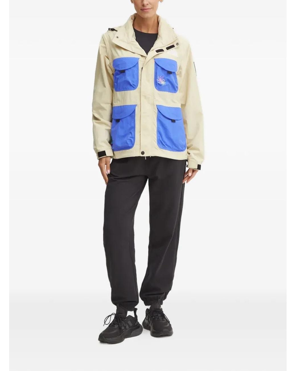 The North Face Blue Pockets Hooded Jacket