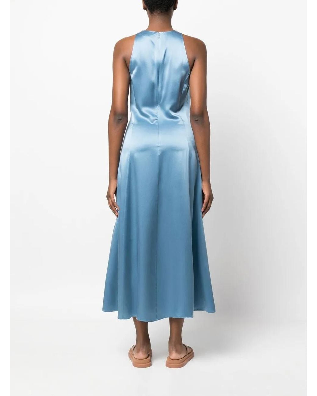 Loulou de Saison Blue Long Sleeveless Dress Clothing
