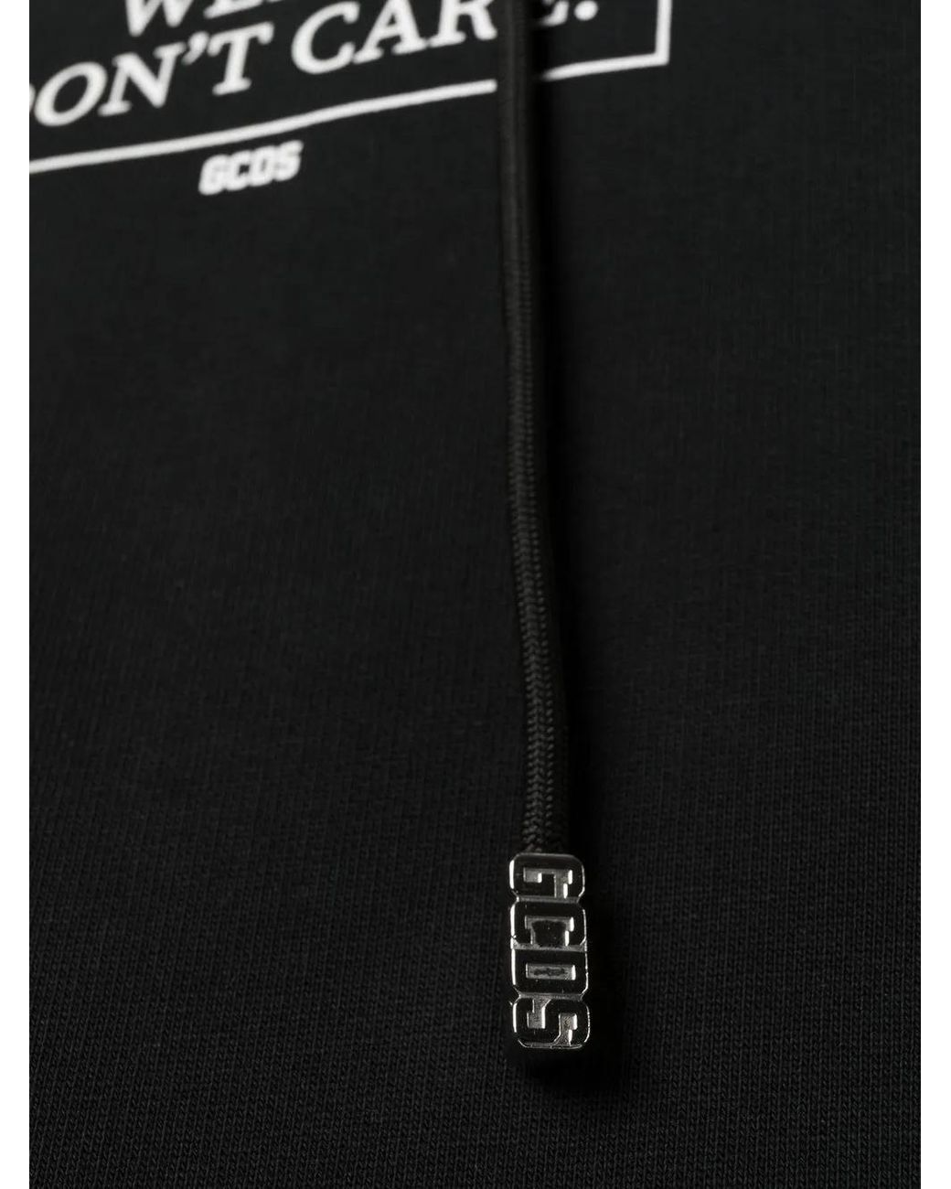 Gcds Black Sweatshirt With Print