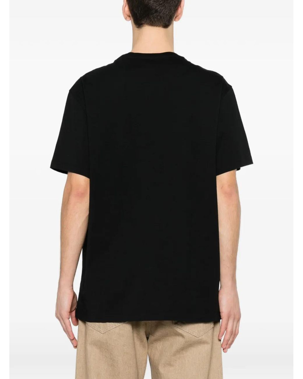From Future Black Heart-Motif T-Shirt for men