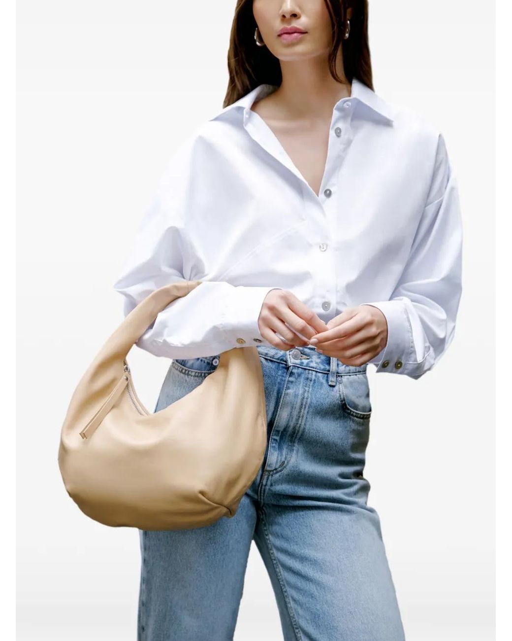 MARCELLA Blue Ezra Poplin Shirt