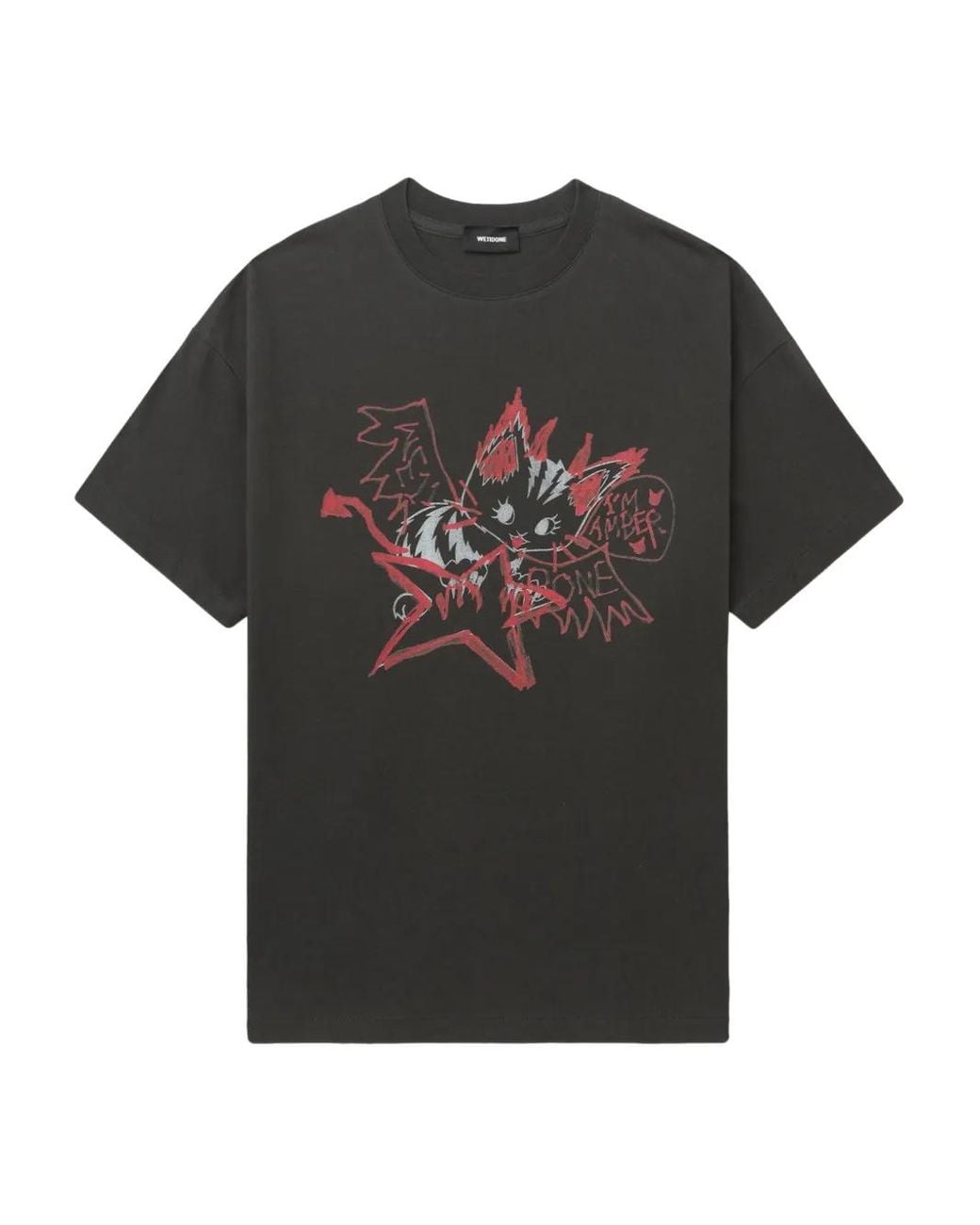 we11done Black Short-Sleeves T-Shirt
