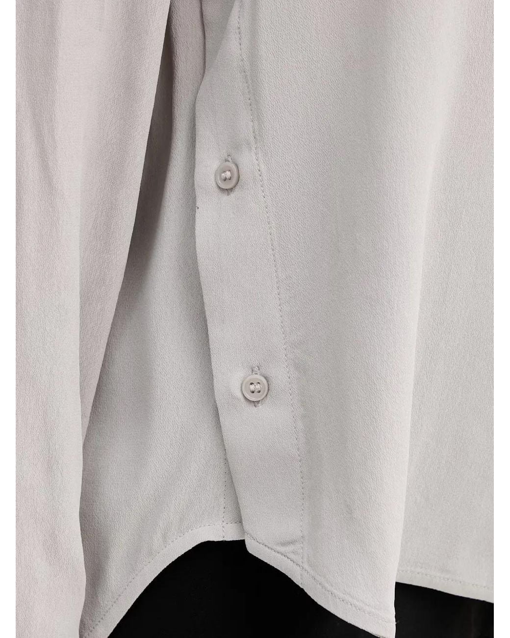 Sisley White Long-Sleeve Shirt