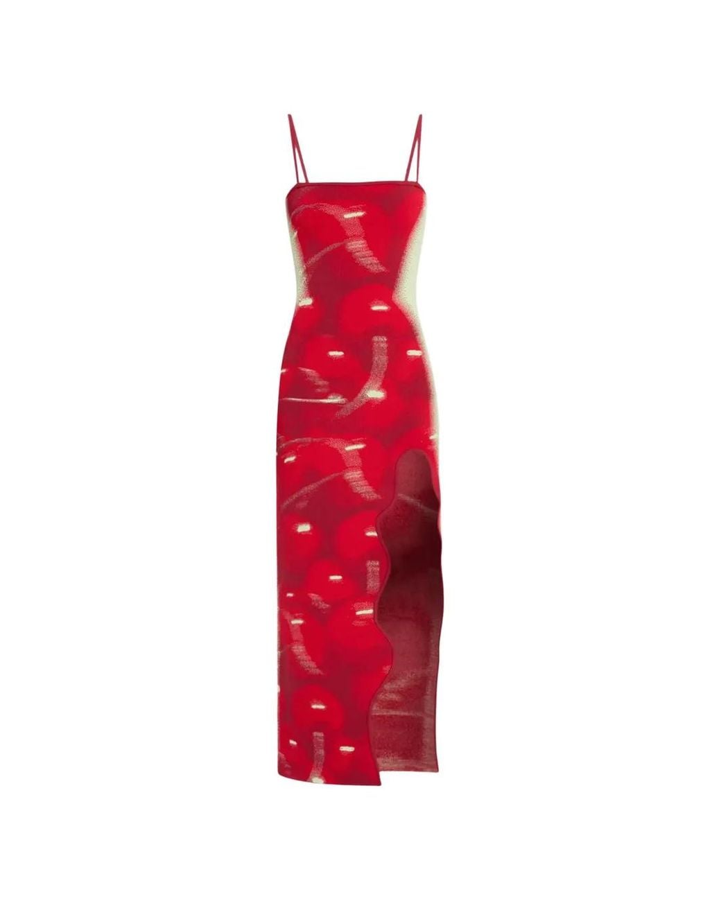 Ph5 Red Sleeveless Midi Dress