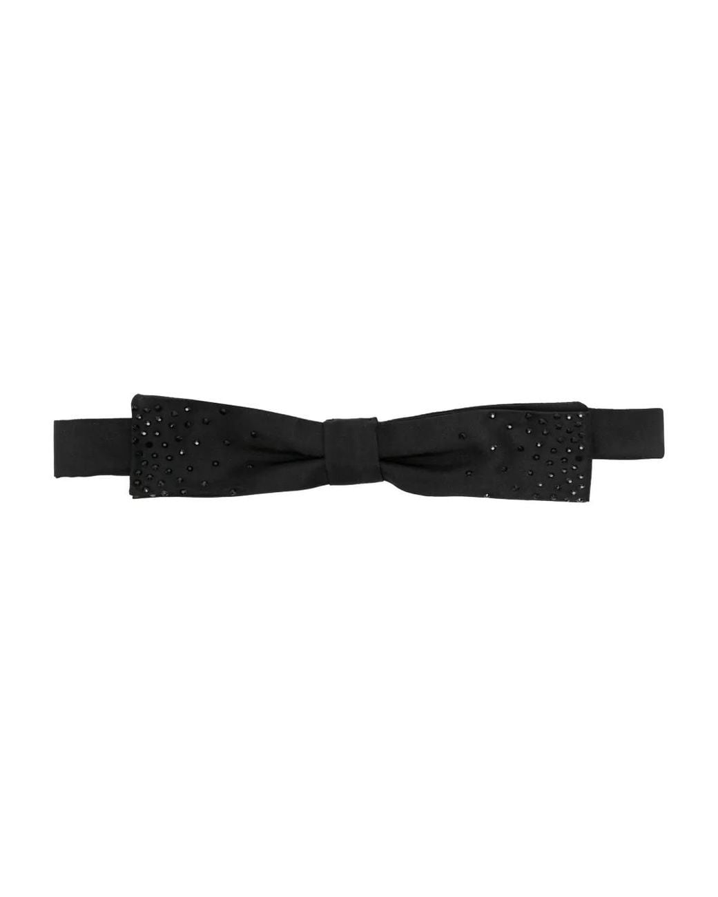 DSquared² Black Classic Bow Tie for men