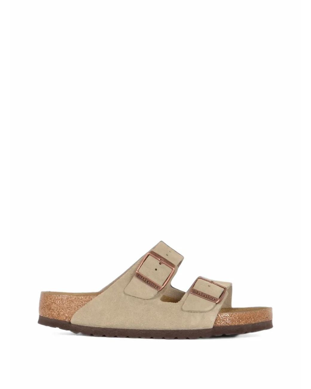Birkenstock White Arizona Soft Sootbed Sandals