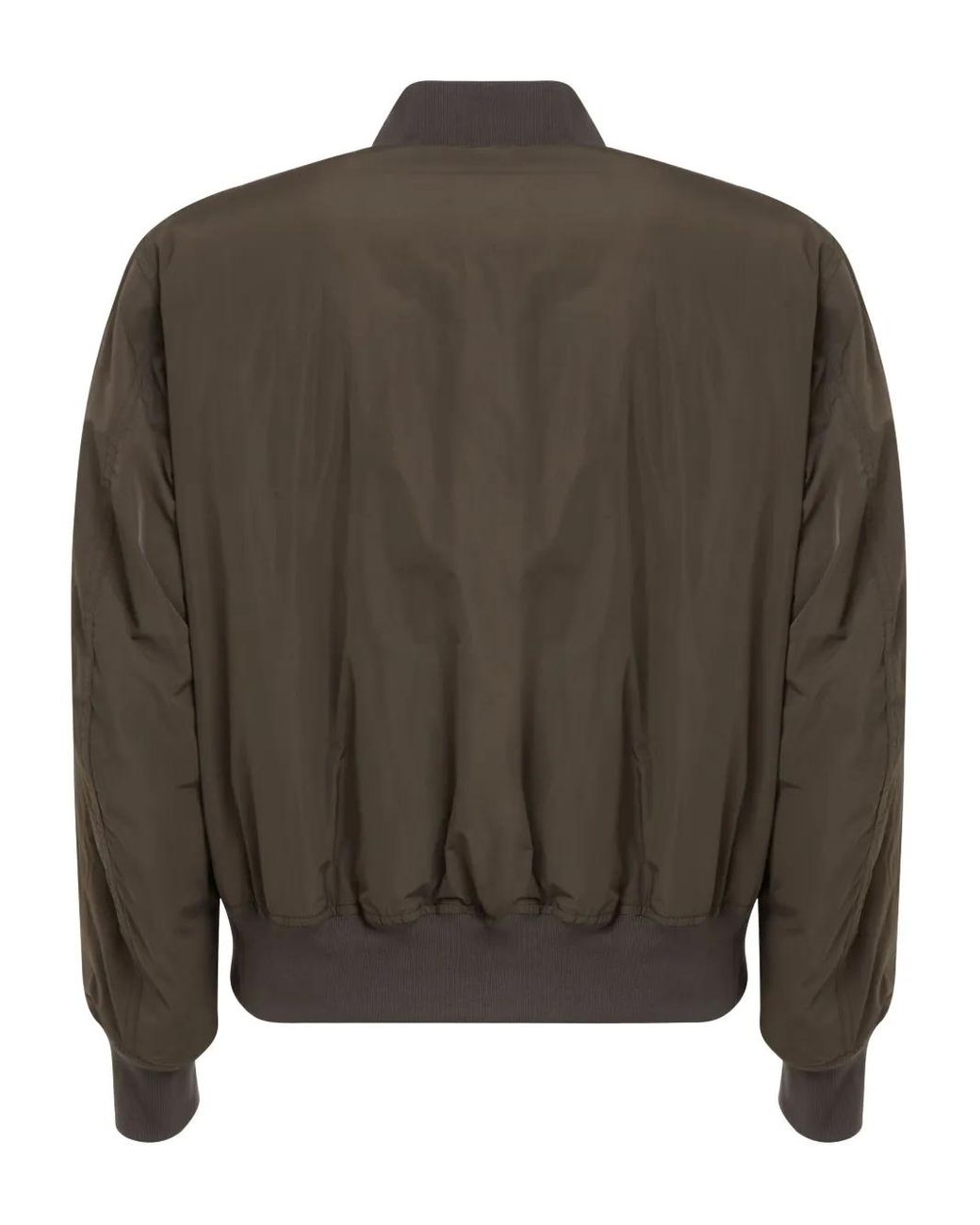 Aspesi Green Zip-Up Bomber Jacket for men
