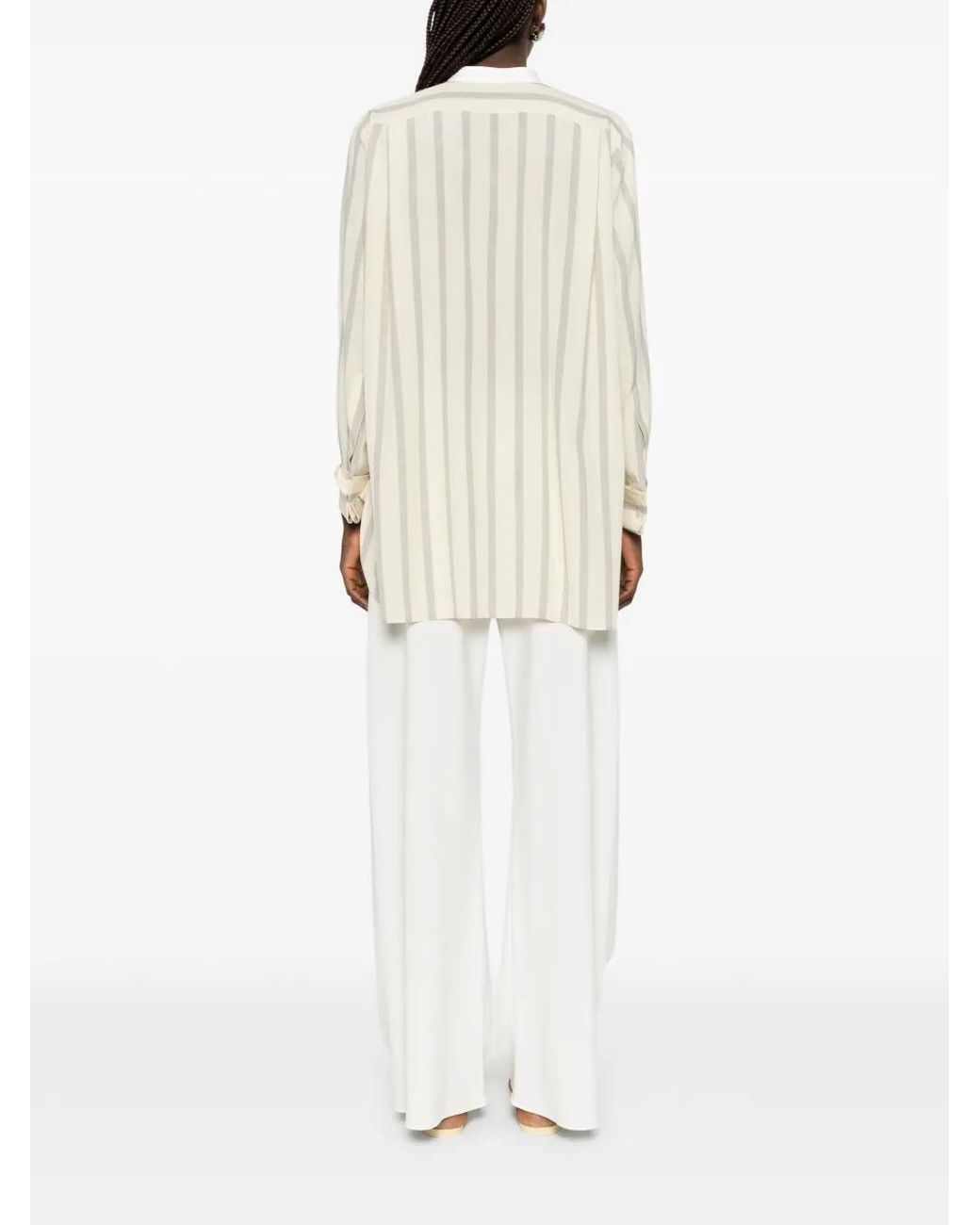 Camisa A Rayas The Row de color White