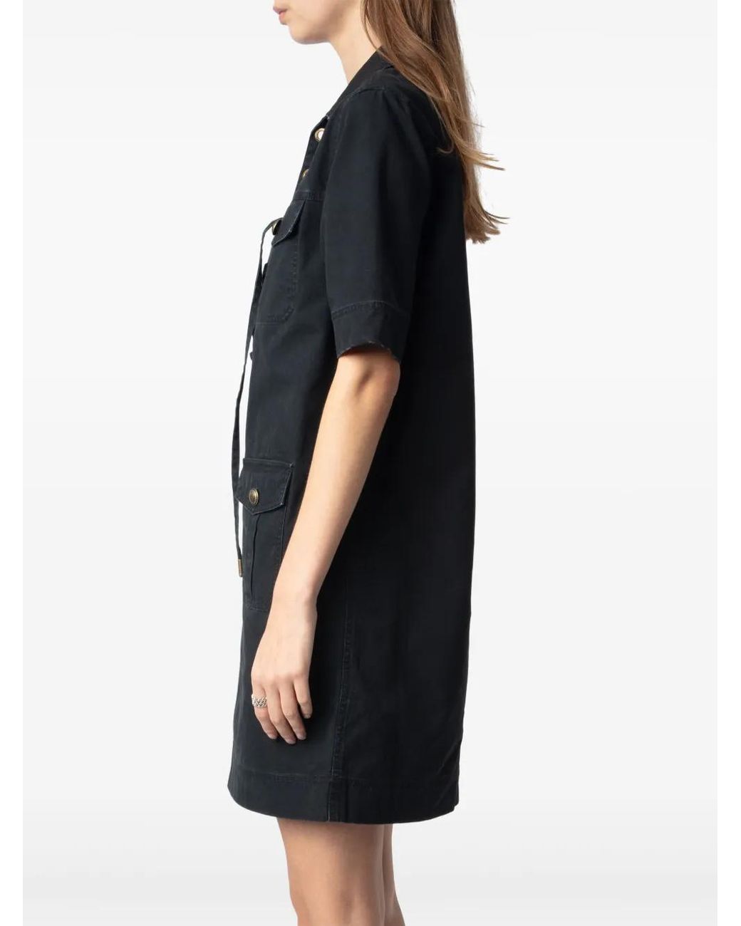 Zadig & Voltaire Black Record Mini Dress
