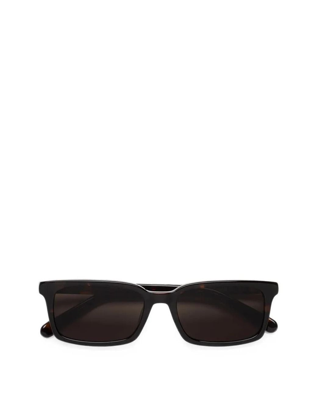 Retrosuperfuture Black Lunettes De Soleil Lunettes 5 À Monture Rectangulaire