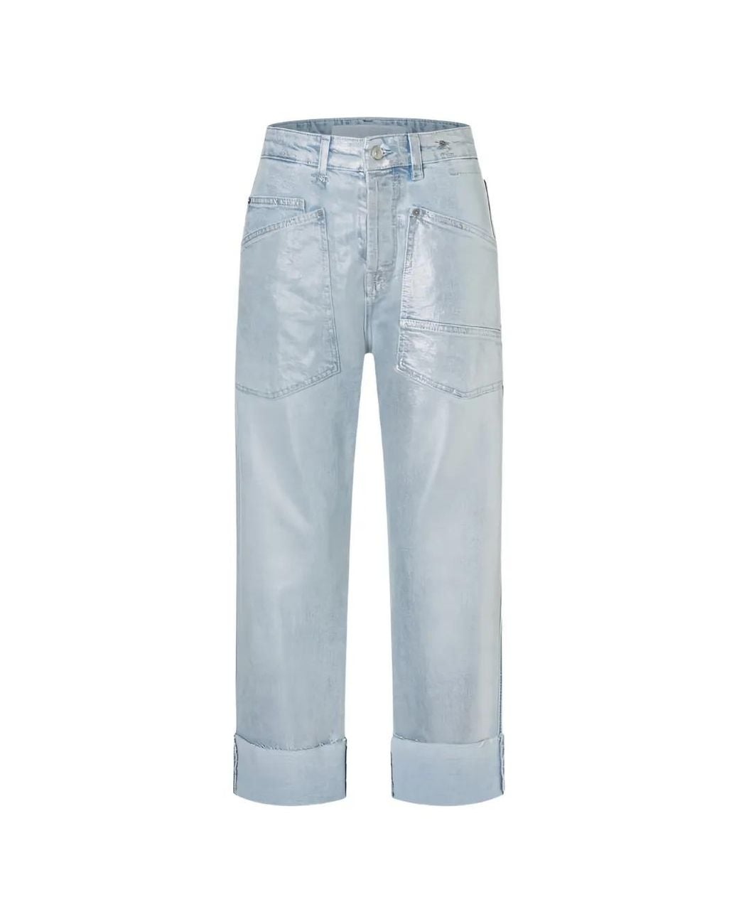 Mac Jeans Blue Jean Ample À Coupe Courte