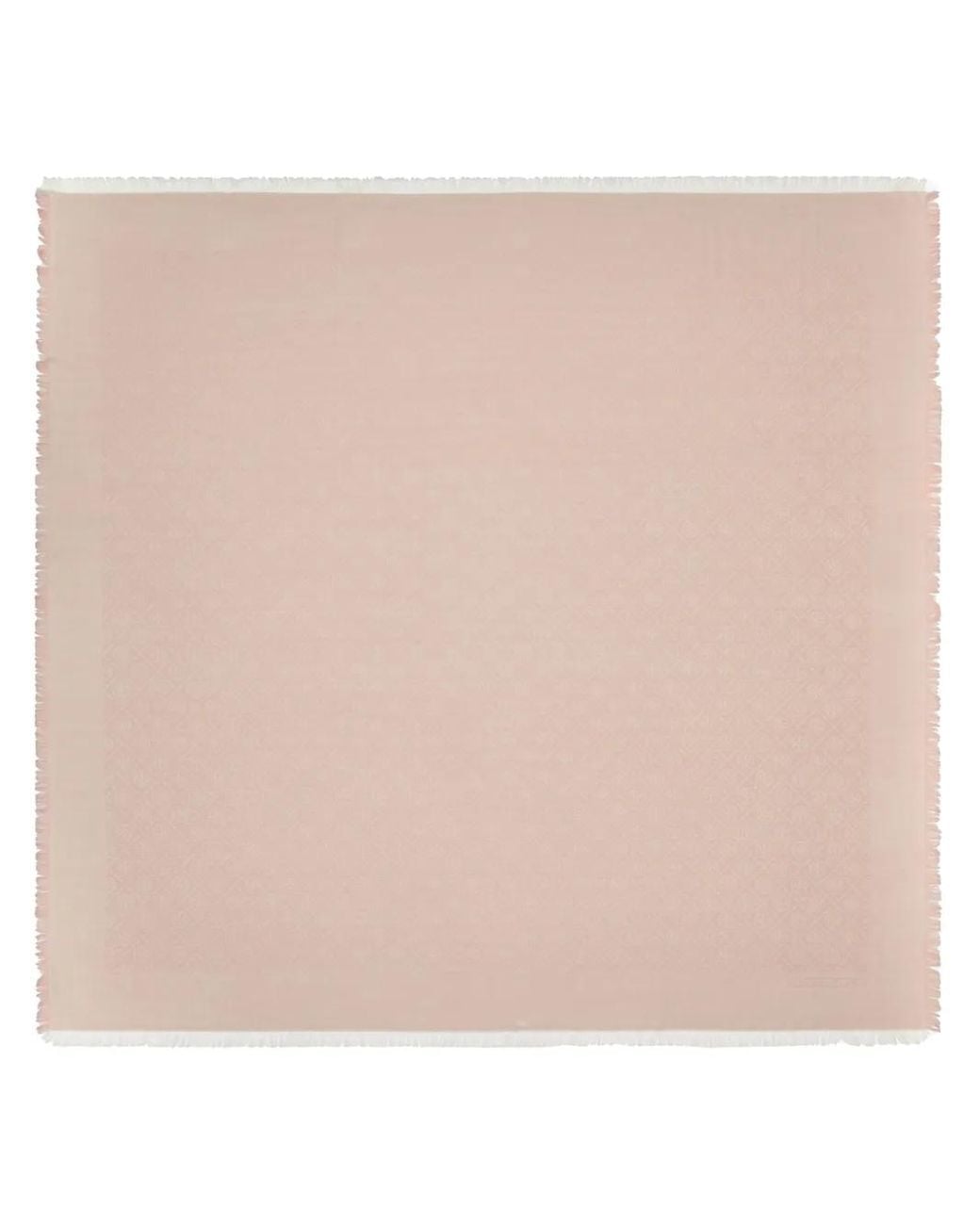 Tory Burch Natural T-Monogram Jacquard Scarf