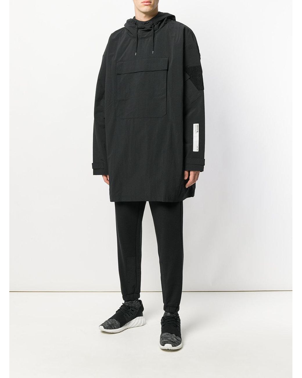 adidas Nmd Oversized Pullover Jacket in Black for Men | Lyst