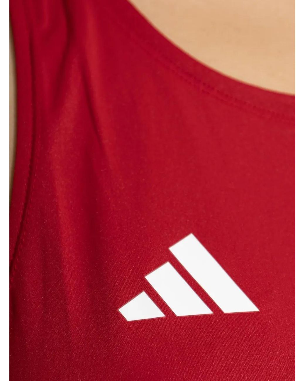 Adidas Red Adizero Racerback Top