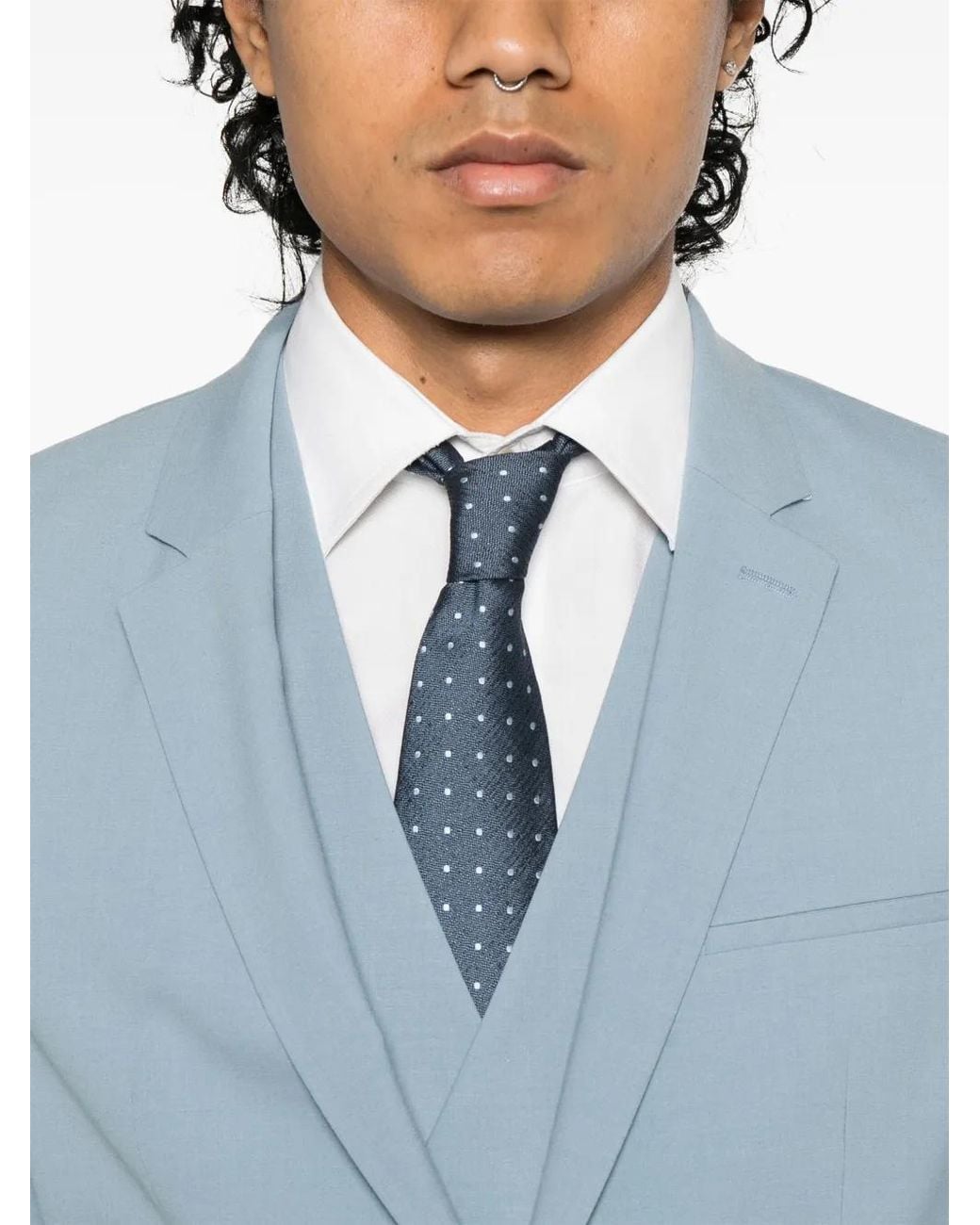 HUGO Blue Single-Breasted Suit for men