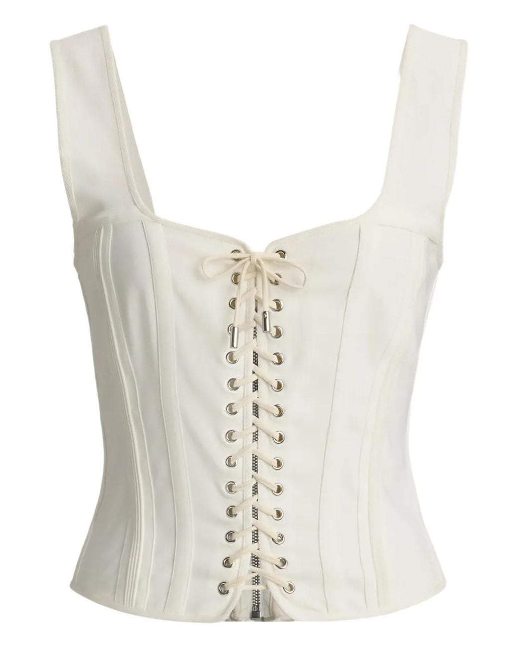 Ralph Lauren White Kat Corset Top