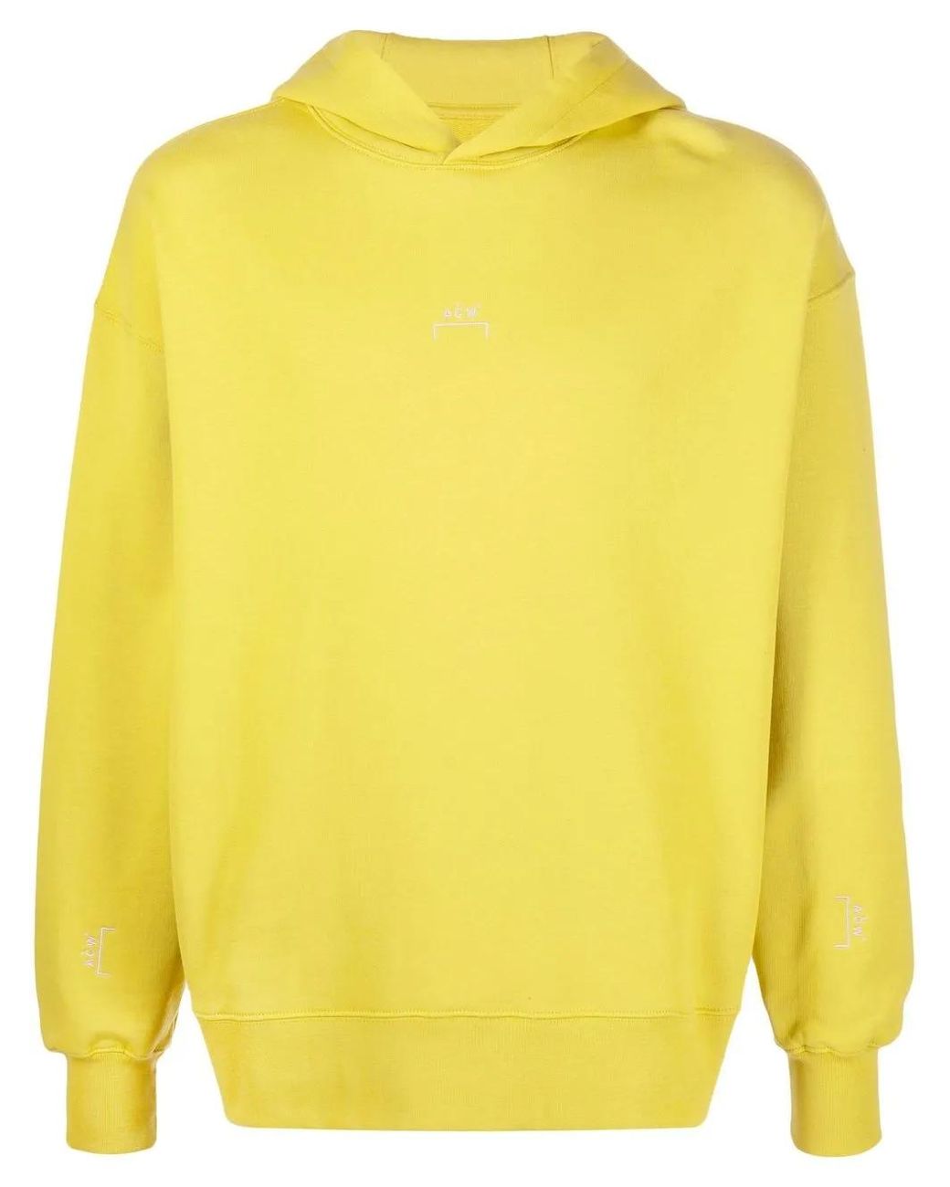 Sudadera Con Capucha Y Logo A_COLD_WALL* de hombre de color Yellow