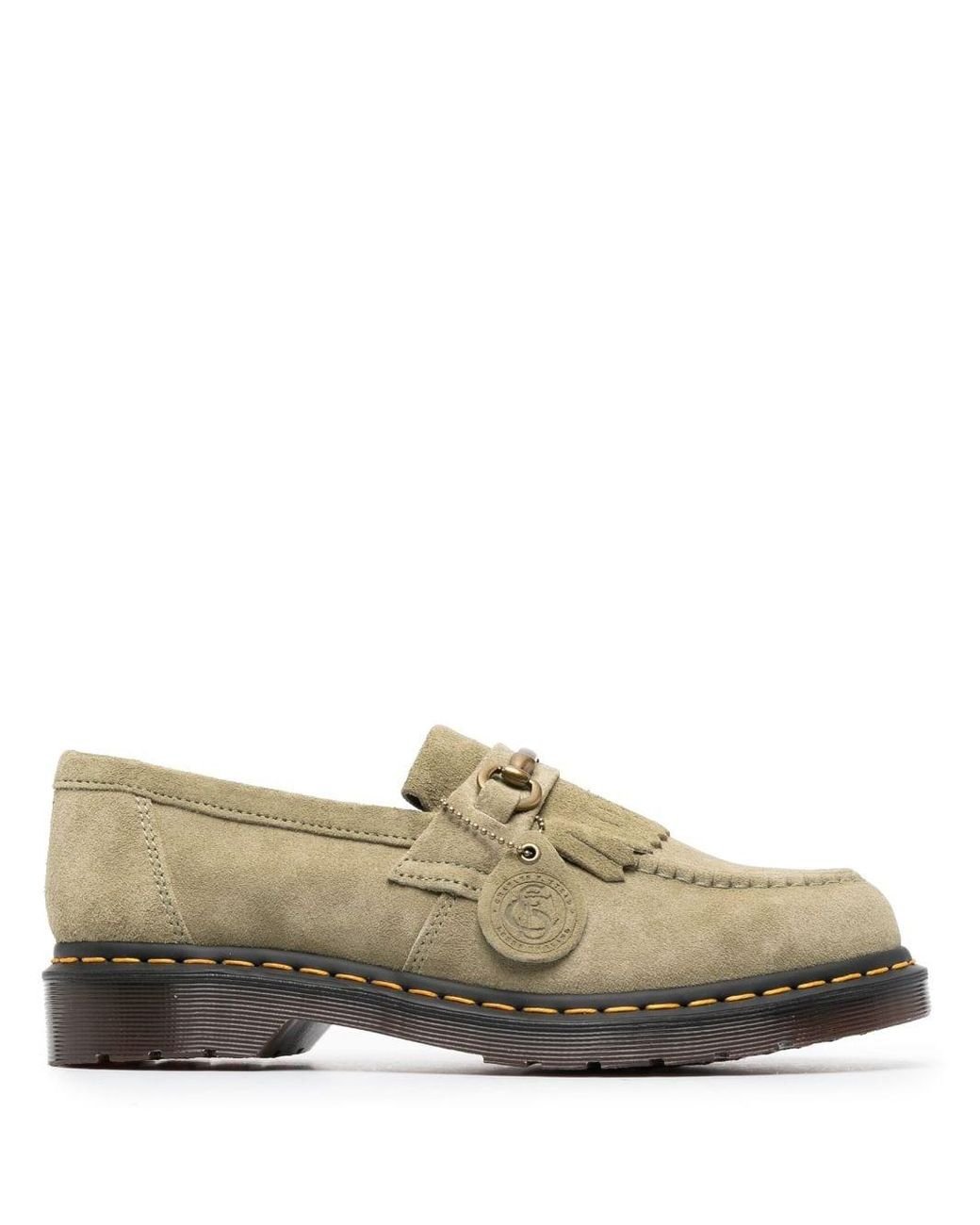 Dr. Martens Adrian Suede Loafers in Gray Lyst